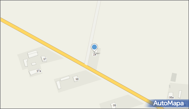 Szlasy Bure, Szlasy Bure, 1a, mapa Szlasy Bure