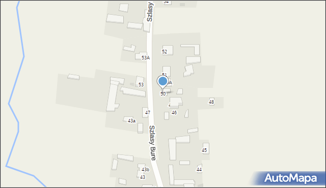 Szlasy Bure, Szlasy Bure, 50, mapa Szlasy Bure