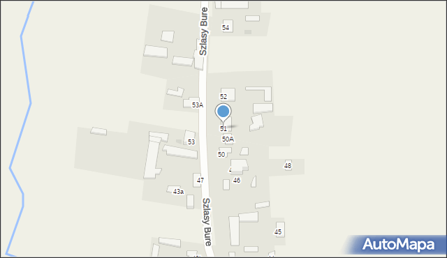Szlasy Bure, Szlasy Bure, 51, mapa Szlasy Bure