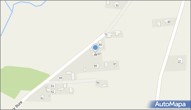 Szlasy Bure, Szlasy Bure, 68, mapa Szlasy Bure