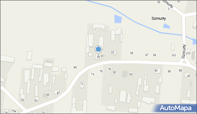 Szmurły, Szmurły, 91, mapa Szmurły