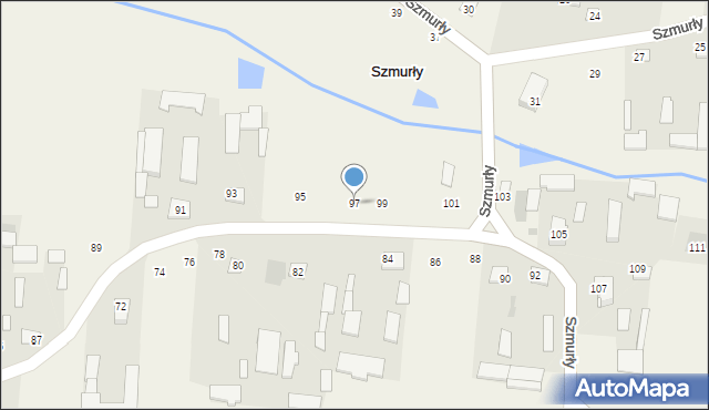 Szmurły, Szmurły, 97, mapa Szmurły