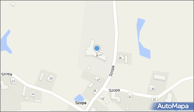 Szopa, Szopa, 8, mapa Szopa