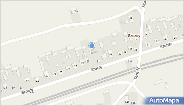 Szozdy, Szozdy, 30, mapa Szozdy