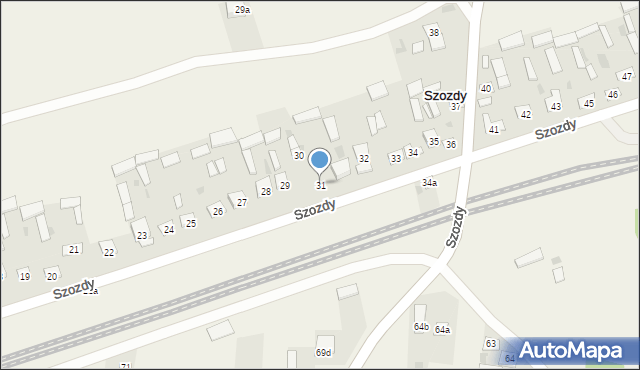 Szozdy, Szozdy, 31, mapa Szozdy