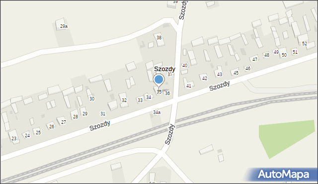 Szozdy, Szozdy, 35, mapa Szozdy