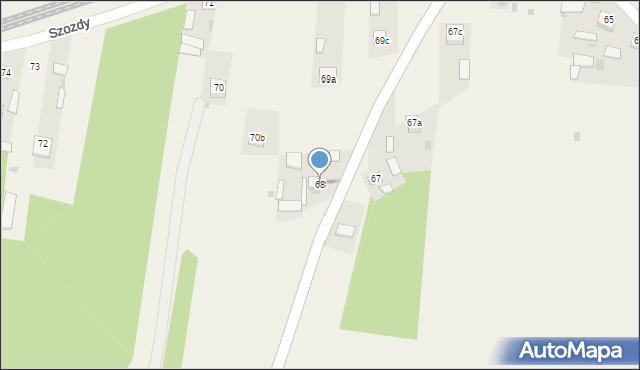 Szozdy, Szozdy, 68, mapa Szozdy