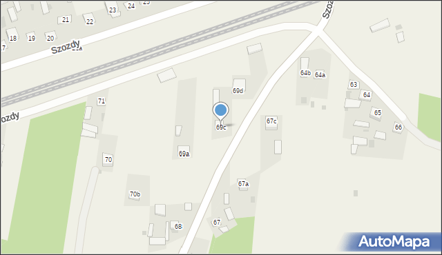 Szozdy, Szozdy, 69c, mapa Szozdy