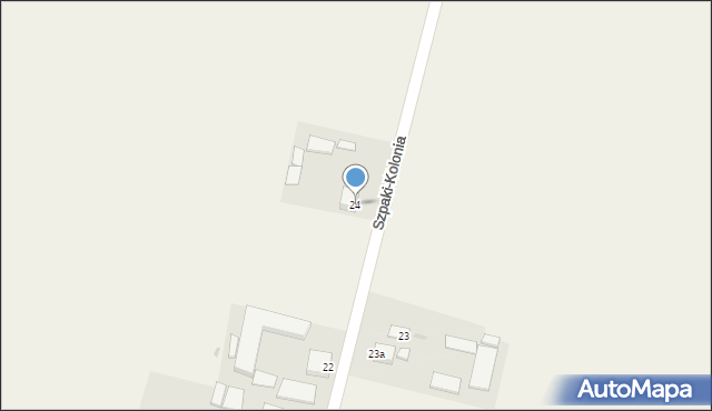 Szpaki-Kolonia, Szpaki-Kolonia, 24, mapa Szpaki-Kolonia