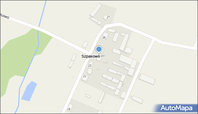 Szpakowo, Szpakowo, 24, mapa Szpakowo