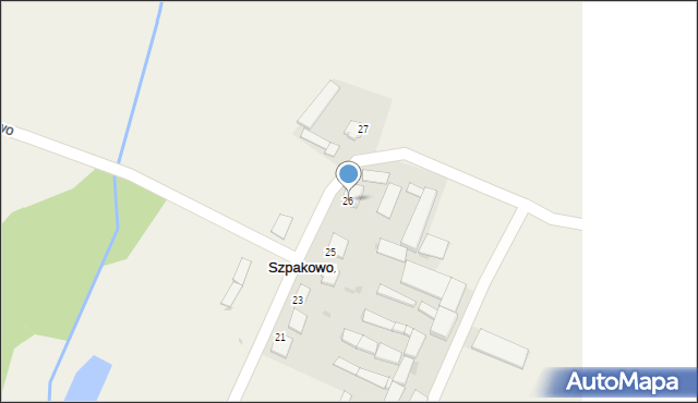 Szpakowo, Szpakowo, 26, mapa Szpakowo