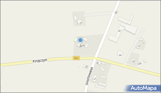 Szpiegowo, Szpiegowo, 26, mapa Szpiegowo