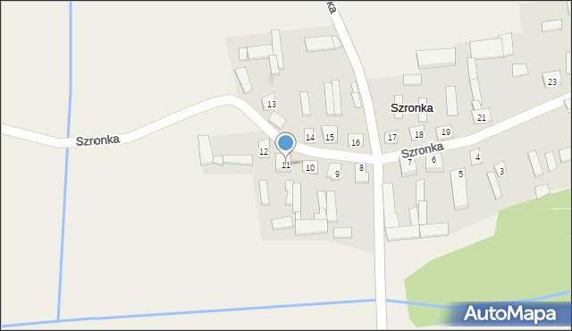 Szronka, Szronka, 11, mapa Szronka