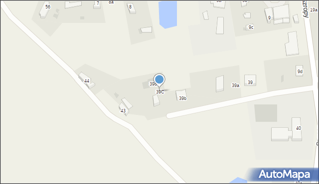 Szropy, Szropy, 39C, mapa Szropy