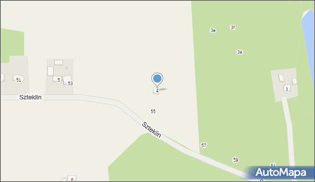 Szteklin, Szteklin, 4, mapa Szteklin
