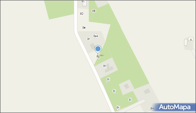 Szteklin, Szteklin, 8g, mapa Szteklin