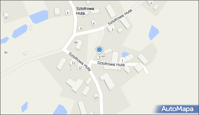 Sztofrowa Huta, Sztofrowa Huta, 2, mapa Sztofrowa Huta