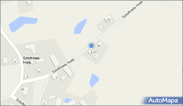 Sztofrowa Huta, Sztofrowa Huta, 4, mapa Sztofrowa Huta