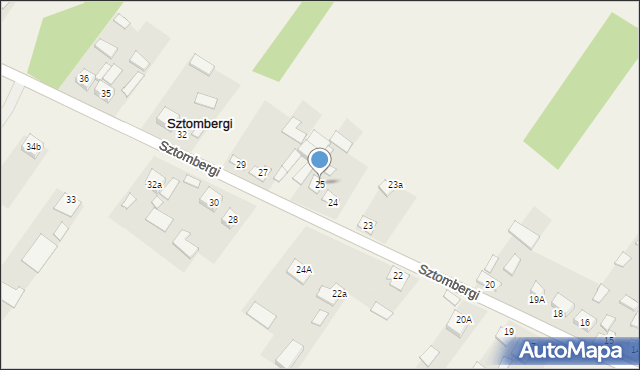 Sztombergi, Sztombergi, 25, mapa Sztombergi