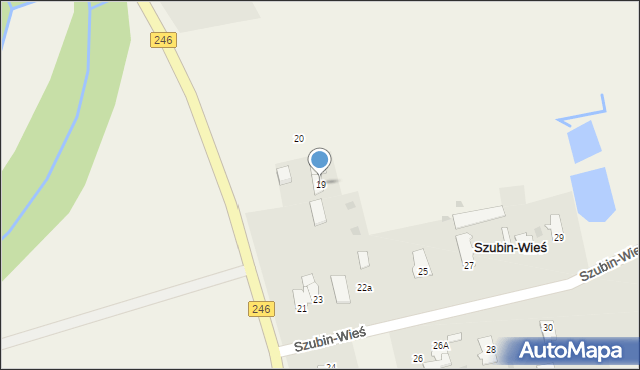 Szubin-Wieś, Szubin-Wieś, 19, mapa Szubin-Wieś