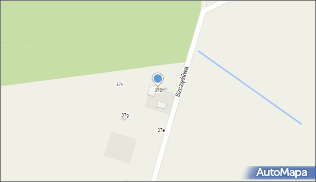 Szubin-Wieś, Szubin-Wieś, 37D, mapa Szubin-Wieś