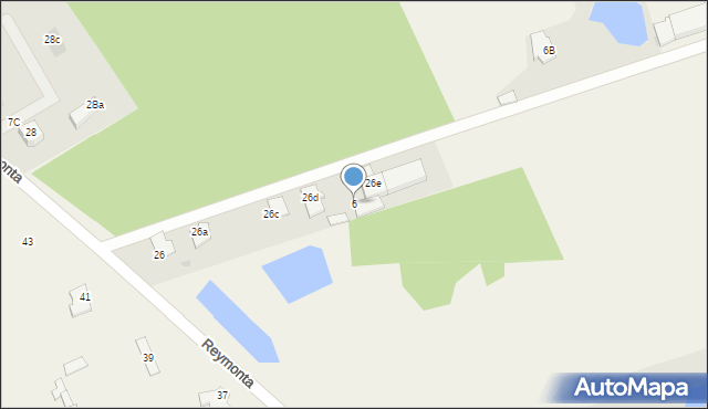 Szubin-Wieś, Szubin-Wieś, 6, mapa Szubin-Wieś