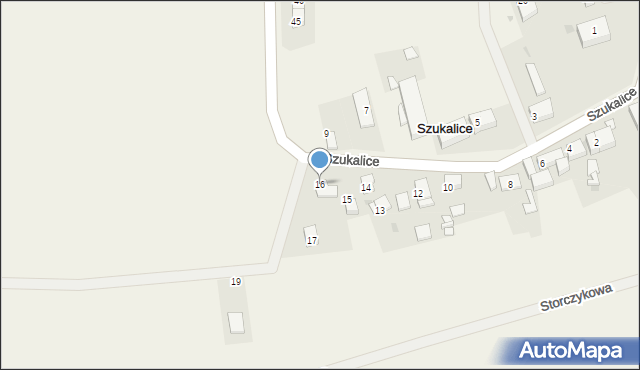 Szukalice, Szukalice, 16, mapa Szukalice