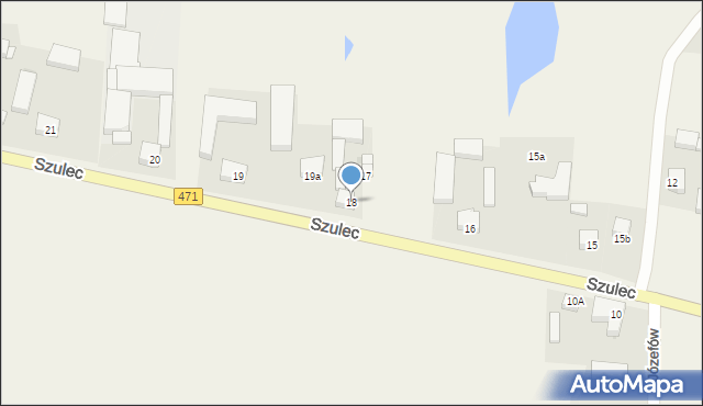 Szulec, Szulec, 18, mapa Szulec