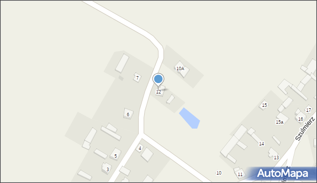 Szulmierz, Szulmierz, 12, mapa Szulmierz