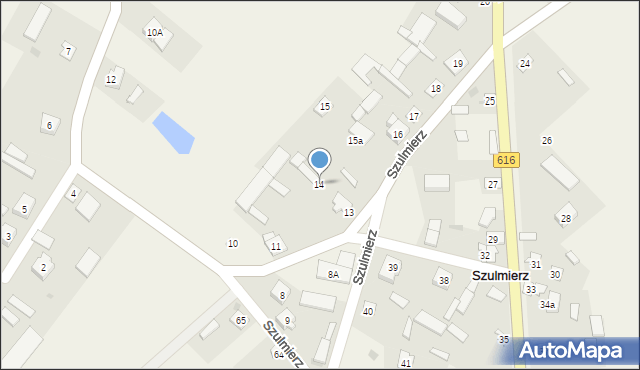 Szulmierz, Szulmierz, 14, mapa Szulmierz