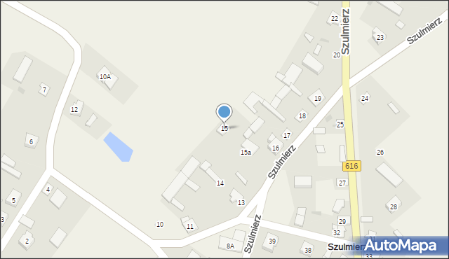 Szulmierz, Szulmierz, 15, mapa Szulmierz