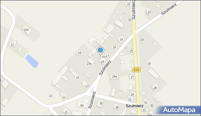 Szulmierz, Szulmierz, 16A, mapa Szulmierz