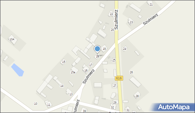 Szulmierz, Szulmierz, 18, mapa Szulmierz