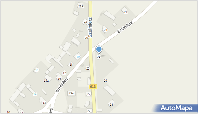Szulmierz, Szulmierz, 24, mapa Szulmierz