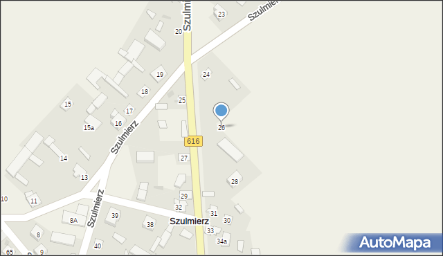 Szulmierz, Szulmierz, 26, mapa Szulmierz