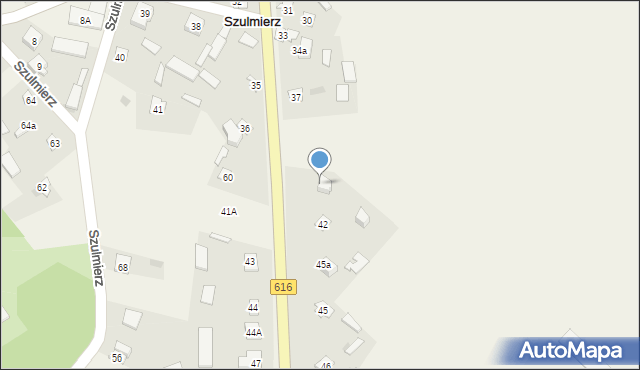 Szulmierz, Szulmierz, 42a, mapa Szulmierz