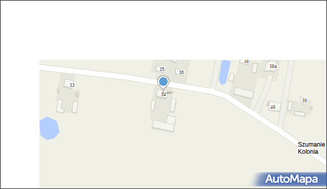 Szumanie-Pustoły, Szumanie-Pustoły, 34, mapa Szumanie-Pustoły