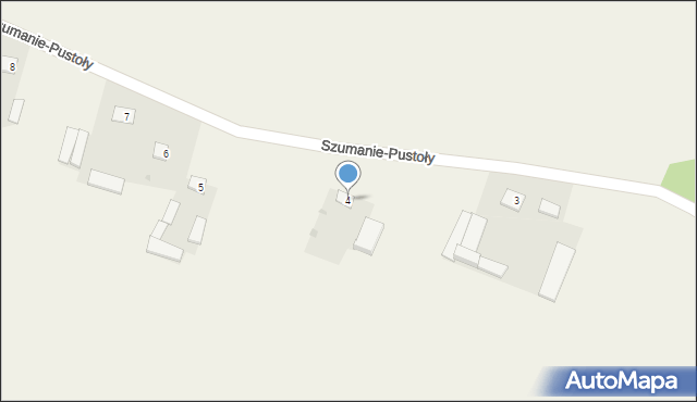 Szumanie-Pustoły, Szumanie-Pustoły, 4, mapa Szumanie-Pustoły