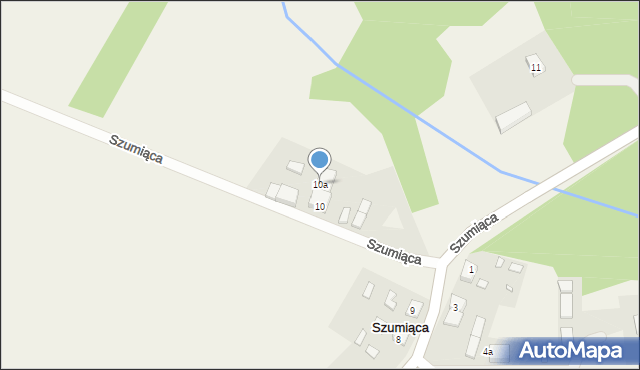 Szumiąca, Szumiąca, 10a, mapa Szumiąca