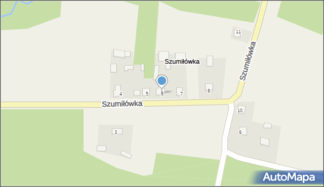 Szumiłówka, Szumiłówka, 6, mapa Szumiłówka