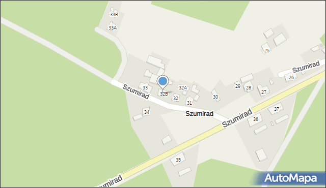 Szumirad, Szumirad, 32B, mapa Szumirad