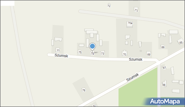 Szumsk, Szumsk, 74, mapa Szumsk