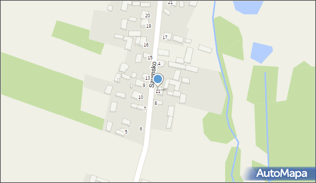 Szumsko, Szumsko, 11, mapa Szumsko