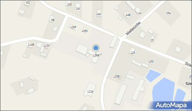 Szwagrów, Szwagrów, 126a, mapa Szwagrów