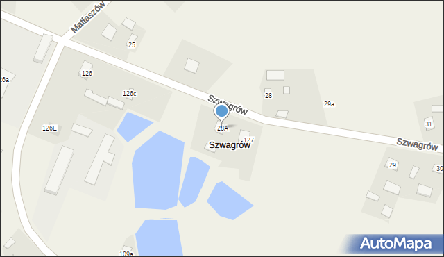 Szwagrów, Szwagrów, 28A, mapa Szwagrów