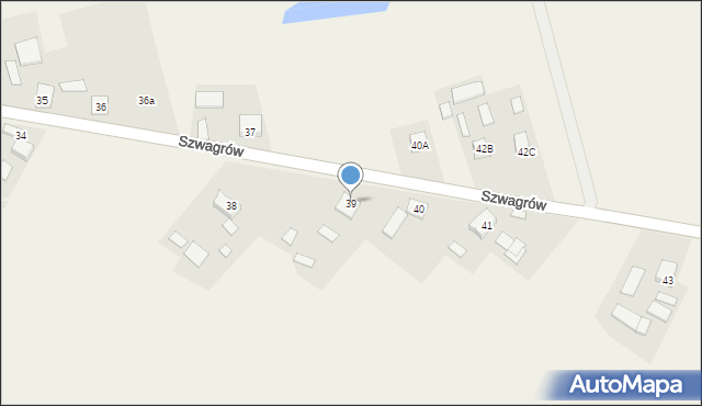 Szwagrów, Szwagrów, 39, mapa Szwagrów