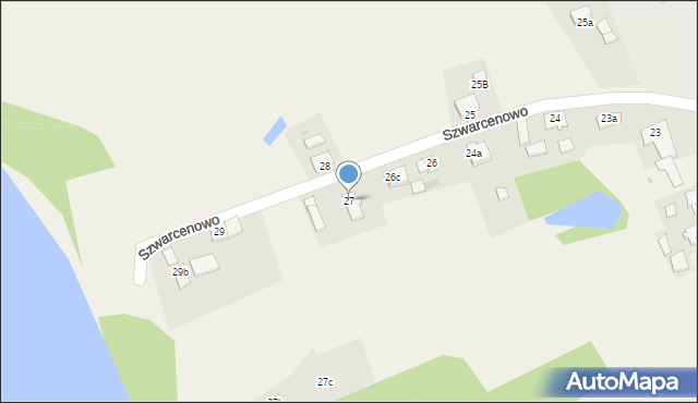 Szwarcenowo, Szwarcenowo, 27, mapa Szwarcenowo