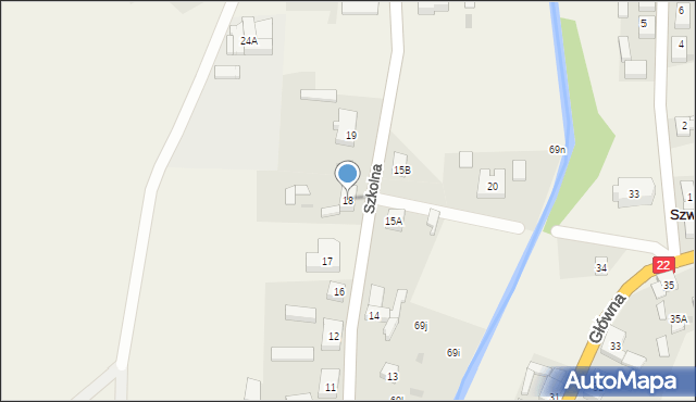 Szwecja, Szkolna, 18, mapa Szwecja