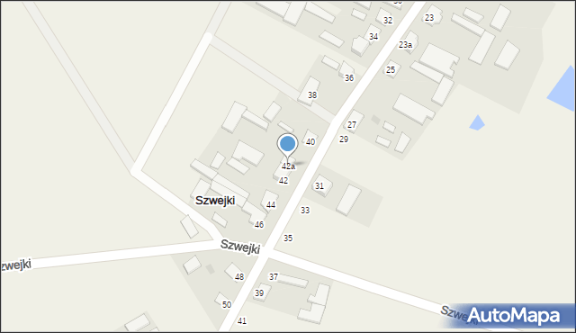 Szwejki, Szwejki, 42a, mapa Szwejki