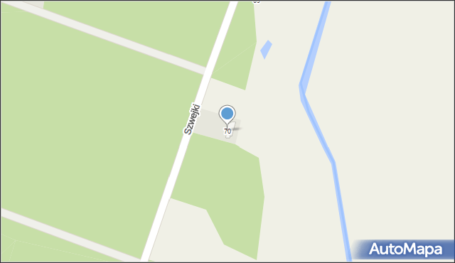 Szwejki, Szwejki, 70, mapa Szwejki